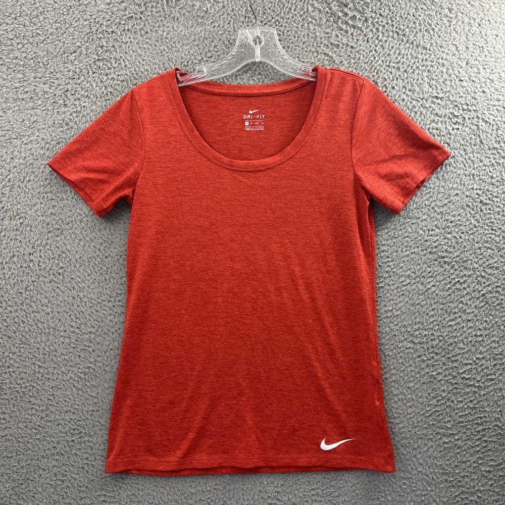 Nike Dri‎ Fit Legend Scoop Neck Training Short Sleeve Shirt Athletic Women's XS